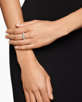 Zig Zag Stax™ Ring in Sterling Silver with Diamonds, 5mm